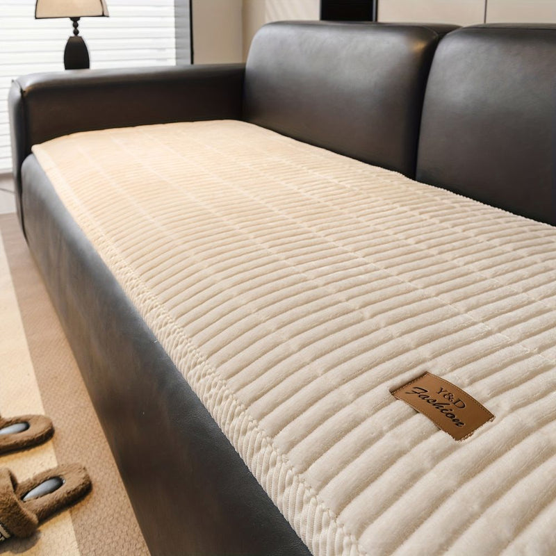 Cozy Microfiber Couch Cover | Slipcover, Pet Hair Protection