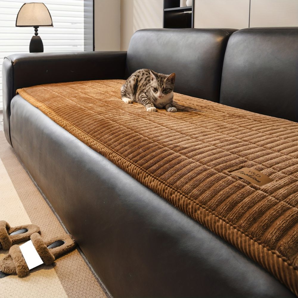Cozy Collection | Couch Cover Protector with Soft Microfiber Blend | Stylish Slipcovers for Pet Hair Protection 1