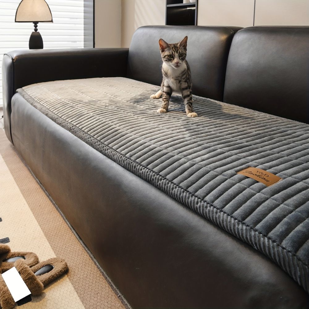 Cozy Collection | Couch Cover Protector with Soft Microfiber Blend | Stylish Slipcovers for Pet Hair Protection 4