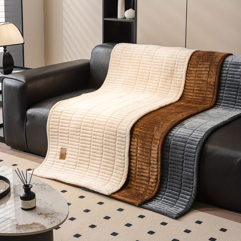 Cozy Collection | Couch Cover Protector with Soft Microfiber Blend | Stylish Slipcovers for Pet Hair Protection 5