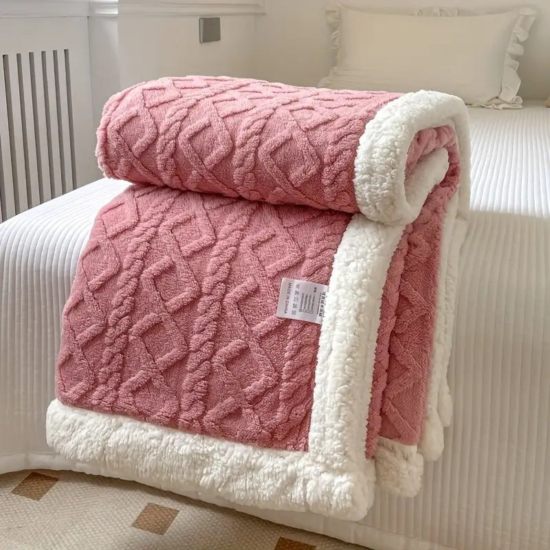 Cozy Haven | Reversible Sherpa Blanket with Plush Fleece | Soft & Versatile for Year-Round Comfort 7
