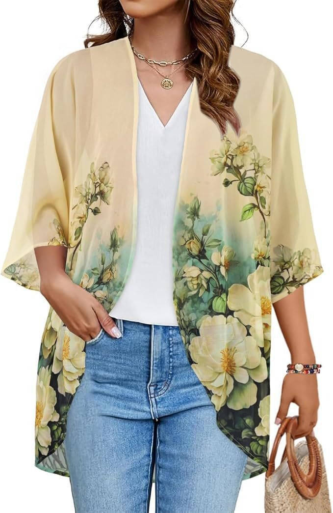 Giselle Women's Floral Cardigan - front view