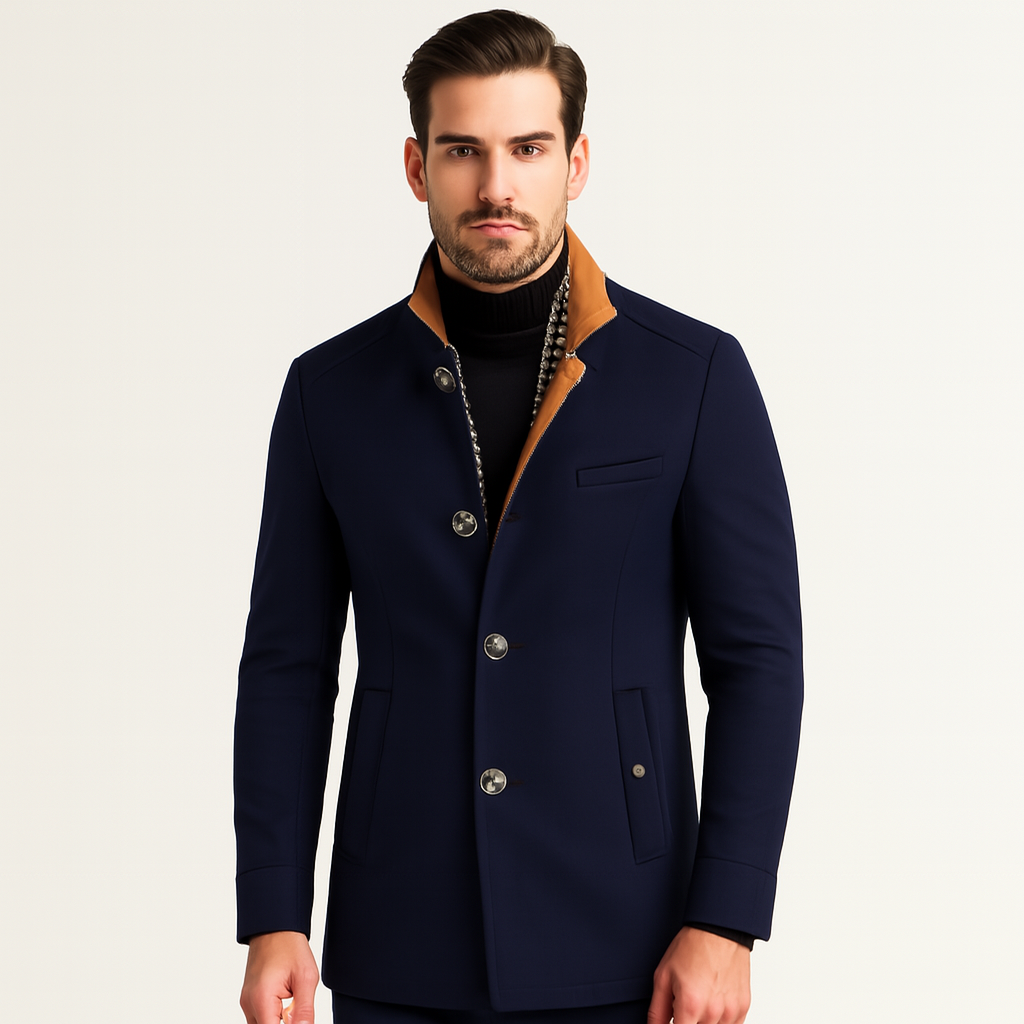 Lachlan Men's Coat - styled view