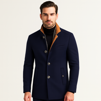 Lachlan Men's Coat - styled view