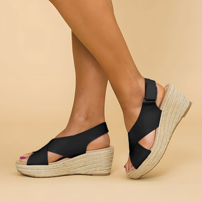 Sable Women's Espadrilles - fabric and finish detail