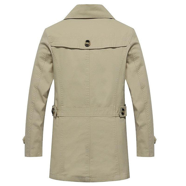Edith Women's Trench Coat - fabric and finish detail