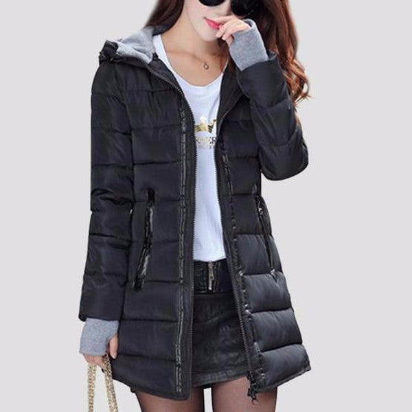 Margot Women's Quilted Coat - back view
