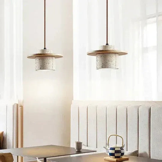 Slate LED Pendant Light - full-length view