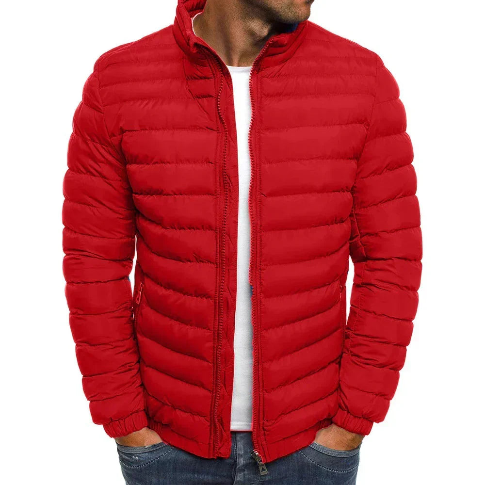 Quill Men's Puffer Jacket - close-up detail