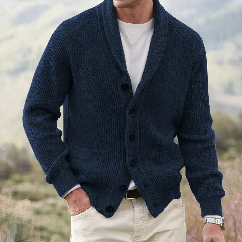 Cormac Men's Cardigan - front view