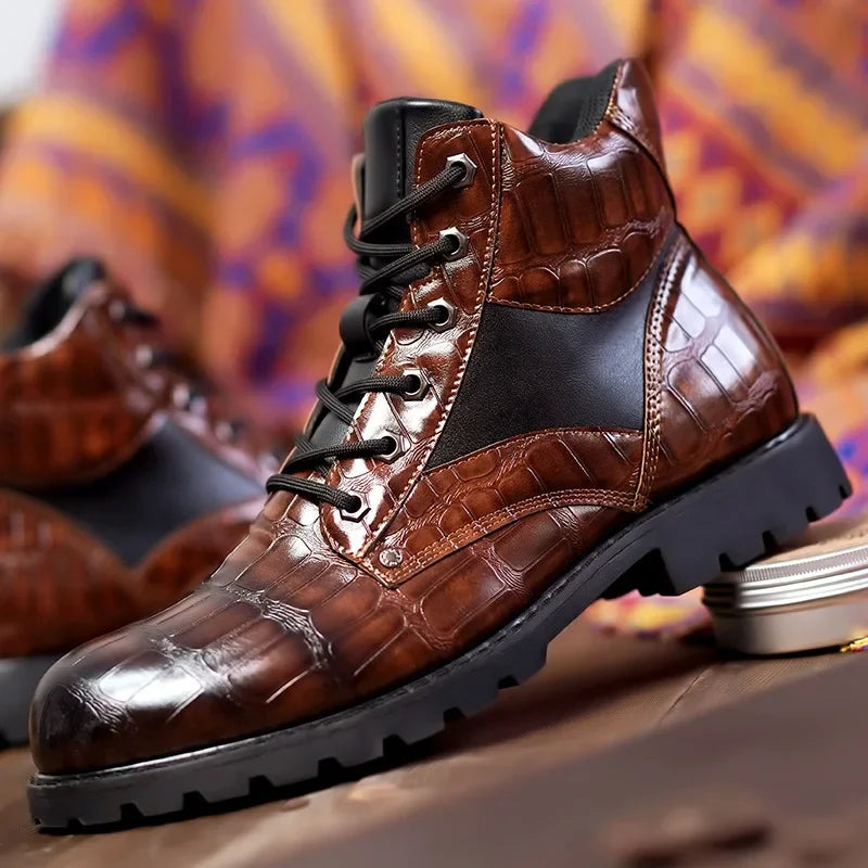 Gideon Men's Ankle Boots - styled view