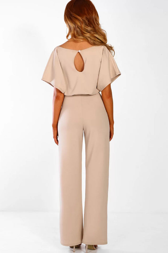 Daisy Women's Jumpsuit | Elegant Wide-Leg Design with Tie Sash 5