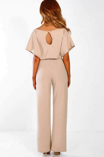 Daisy Women's Jumpsuit | Elegant Wide-Leg Design with Tie Sash 5
