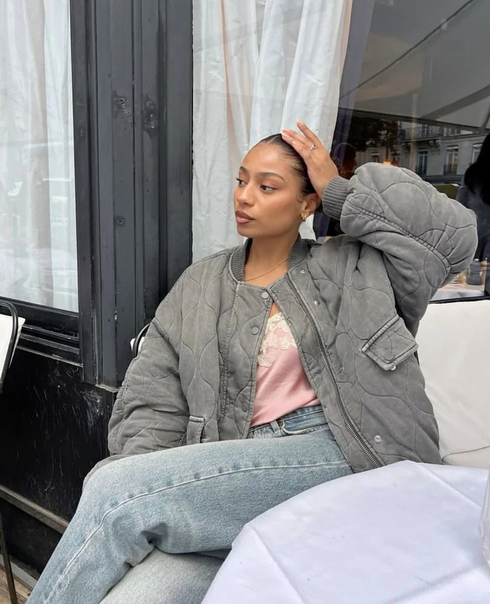 Verity Women's Oversized Jacket - back view