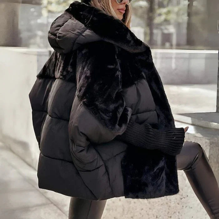 Willa Women's Puffer Jacket - fabric and finish detail