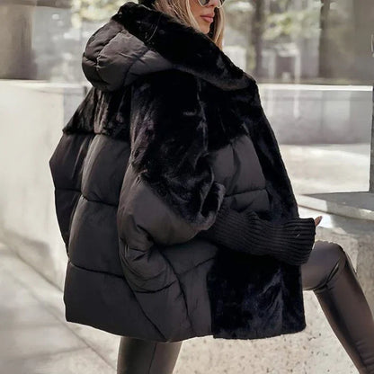 Willa Women's Puffer Jacket - fabric and finish detail