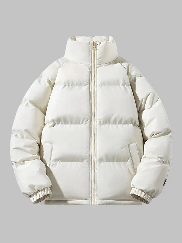 Dorian Men's Puffer Jacket - fabric and finish detail