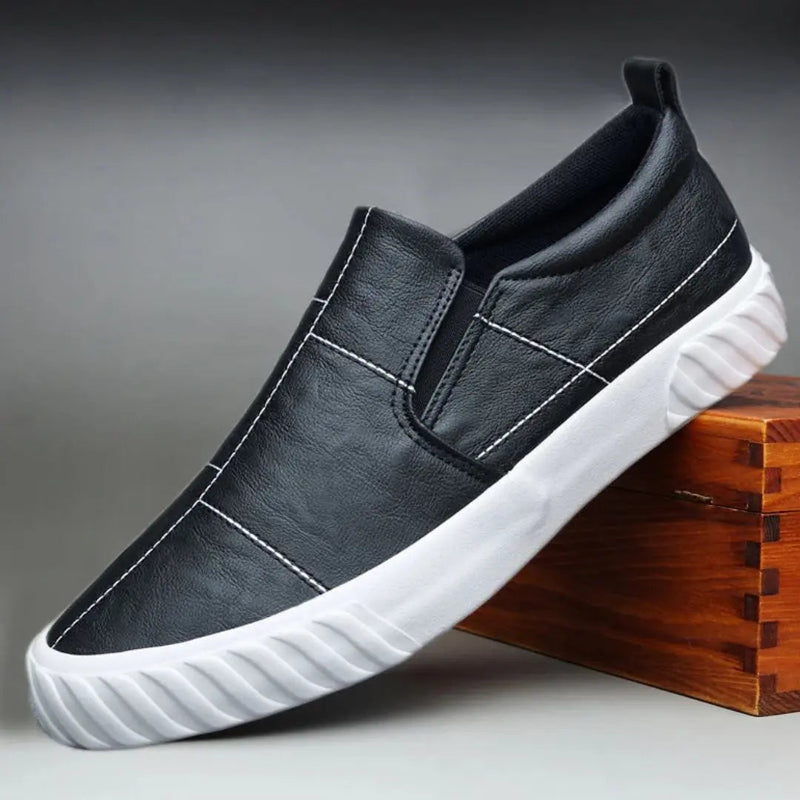 Nico Men's Loafers | Slip, Contrast, Leather
