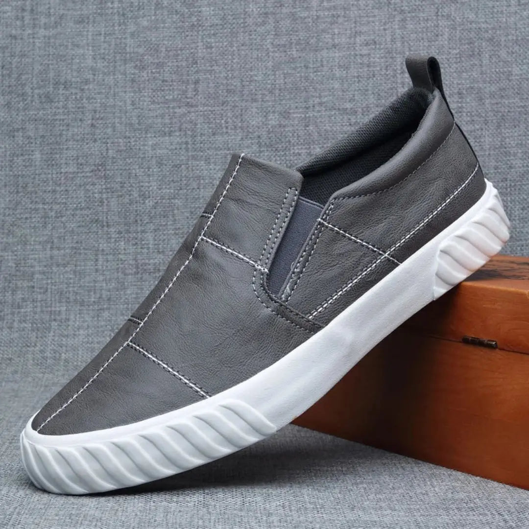 Nico Men's Loafers - fabric and finish detail