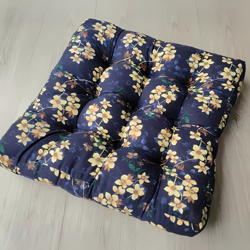 Ash Bohemian Square Cushion Seat Pad | Boho Style, Living Room