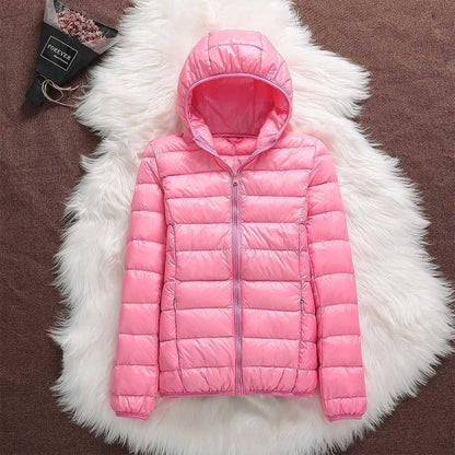 Selma Women's Quilted Puffer Jacket - close-up detail