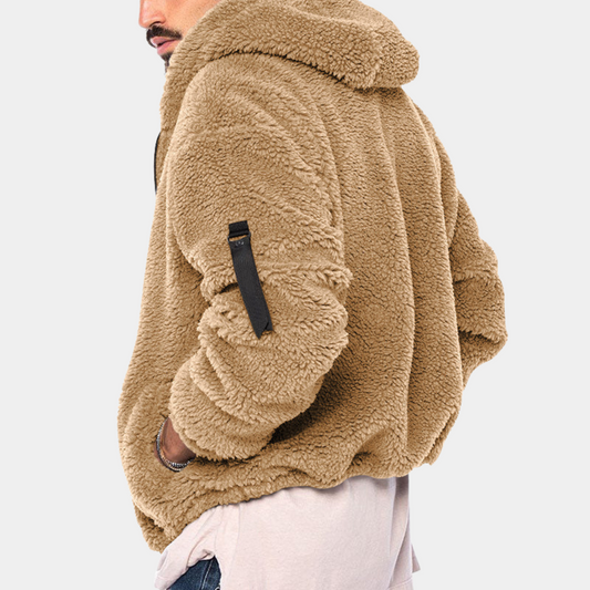 Gray Men's Jacket - styled view