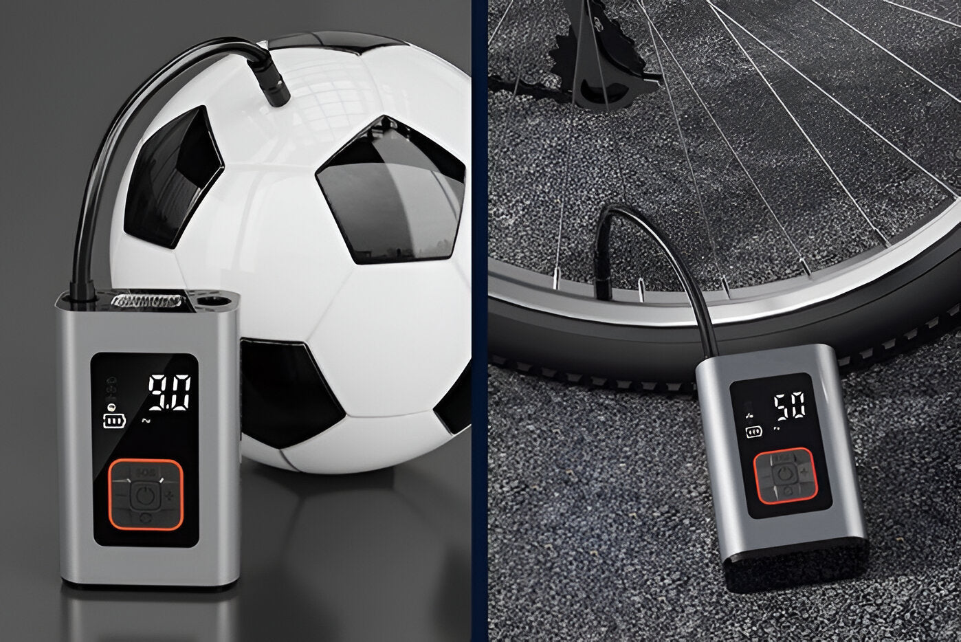 Onyx Car Tire Inflator - styled view