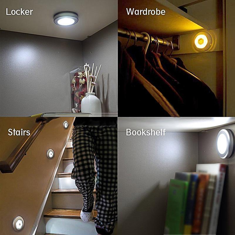 Slate LED Night Light - fabric and finish detail