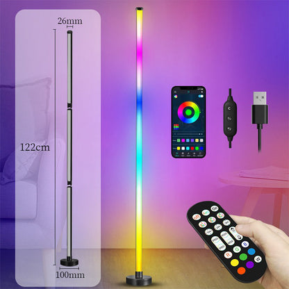 Onyx LED Floor Lamp - full-length view