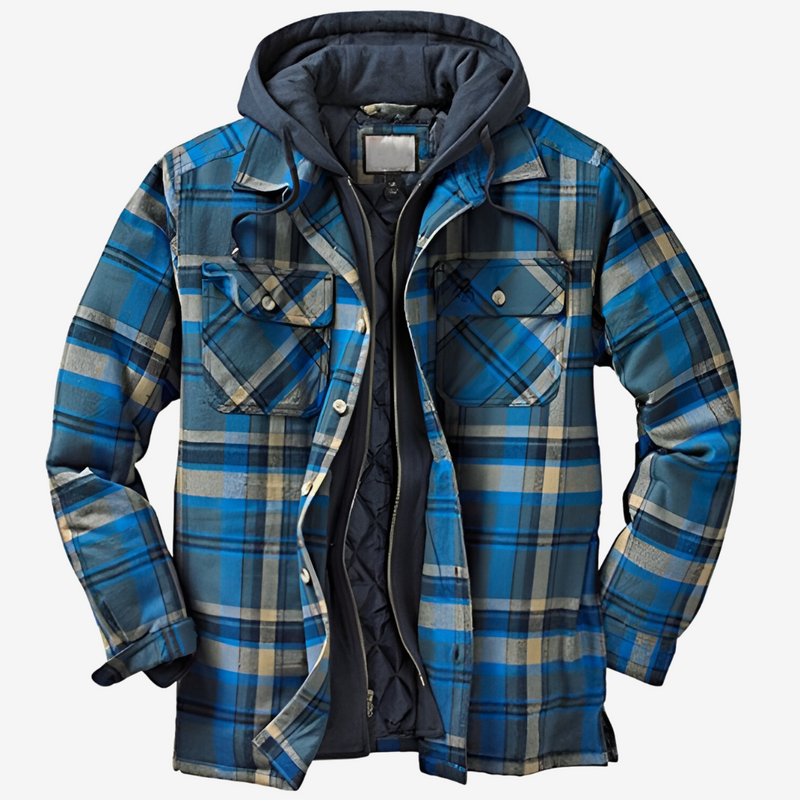 Milo Men's Quilted Jacket - close-up detail
