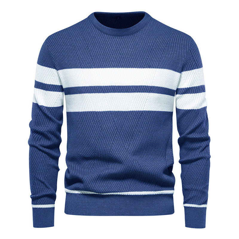 Orson Men's Striped Sweater - shown in use