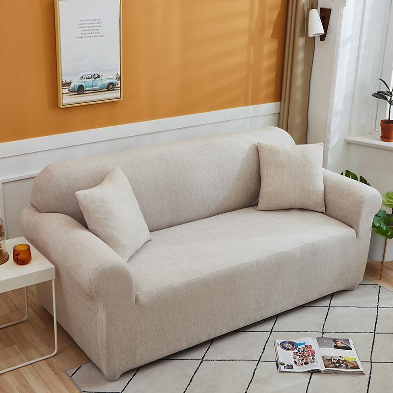 Elegant Couch Cover | Cross Pattern Sofa Cover with Soft Durable Fabric | Adaptable & Expandable for All Sofa Sizes 0