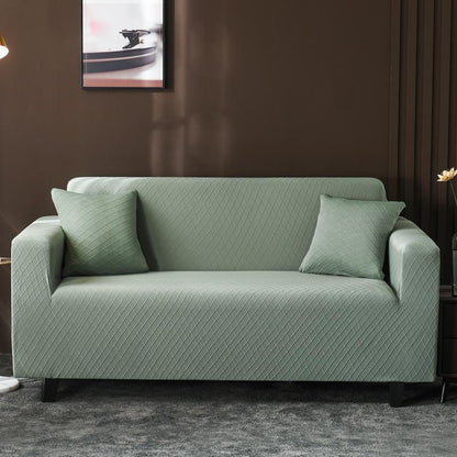 Elegant Couch Cover | Wide Jacquard Slipcover Sofa with Non-Slip Fit | Soft Micro-Fabric for Ultimate Comfort 1