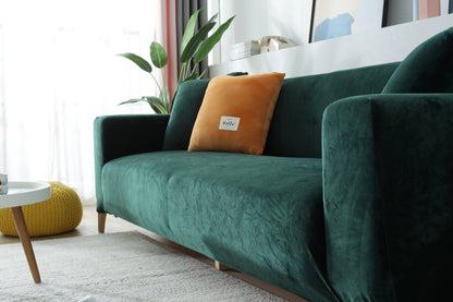 Elegant Velvet Couch Cover | Non-Slip Design with Expandable Cushions for Perfect Fit 4