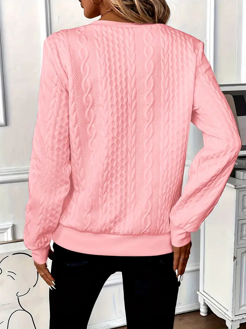 Delphine Women's Sweater - flat lay