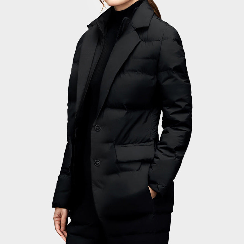 Anouk Women's Blazer - fabric and finish detail