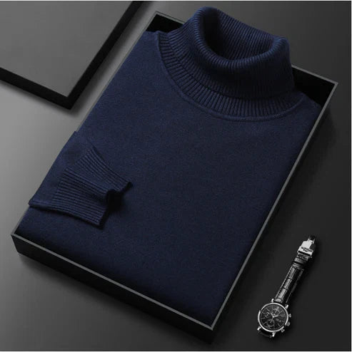 Tristan Men's Sweater - fabric and finish detail