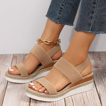 Verity Women's Platform Espadrilles - close-up detail