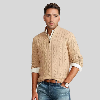 Silas Men's Sweater - styled view