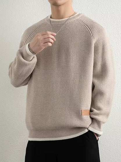 Romy Women's Ribbed Knit Sweater - front view