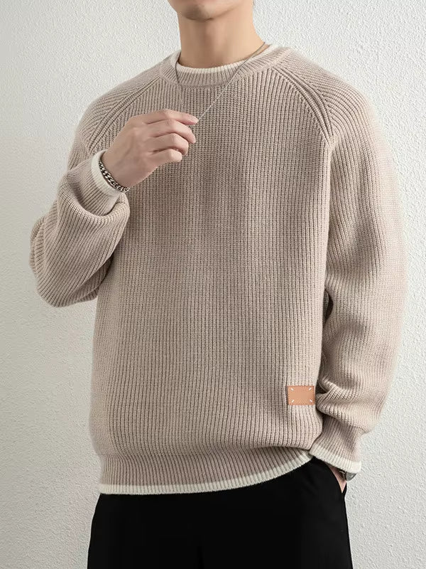 Romy Women's Ribbed Knit Sweater - front view