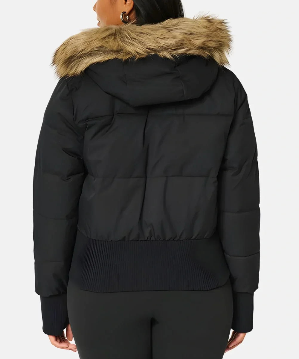 Violette Women's Quilted Jacket - styled view