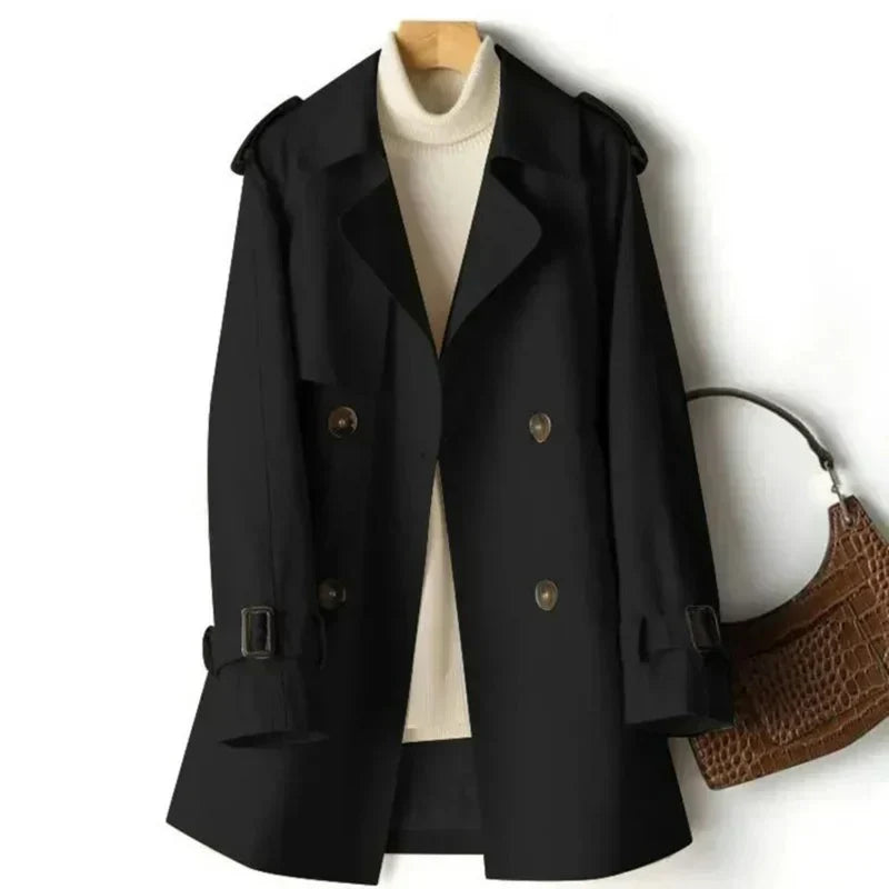 Alba Women's Trench Coat - styled view