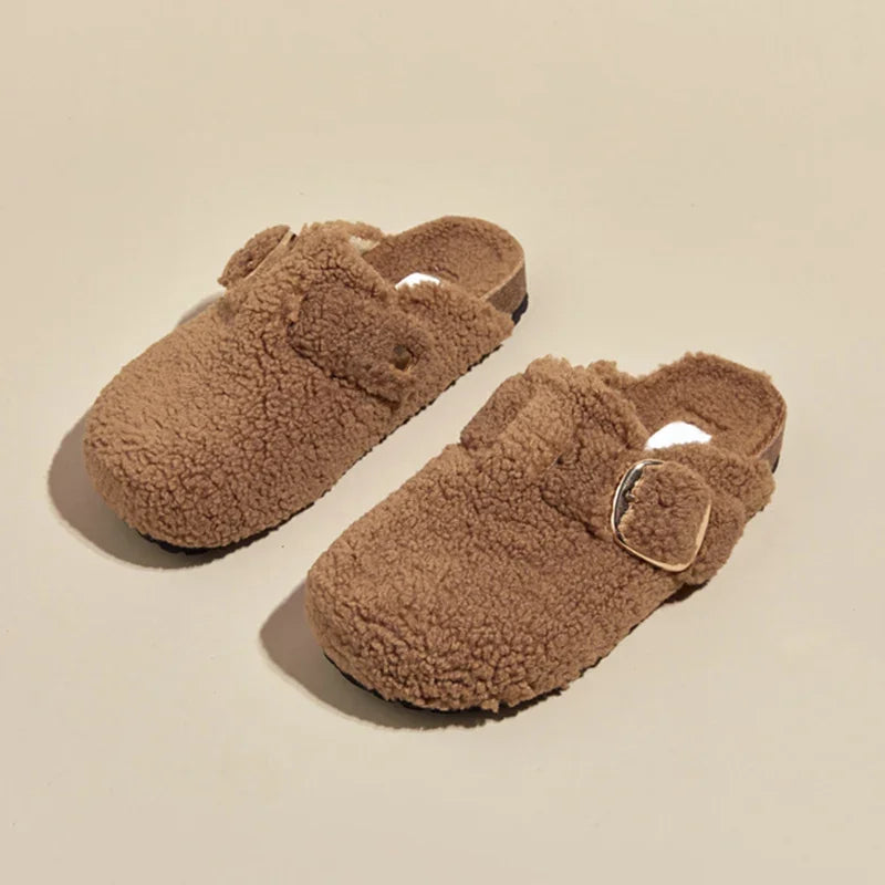Quinn Women's Mules | Slip, Wool, Flat