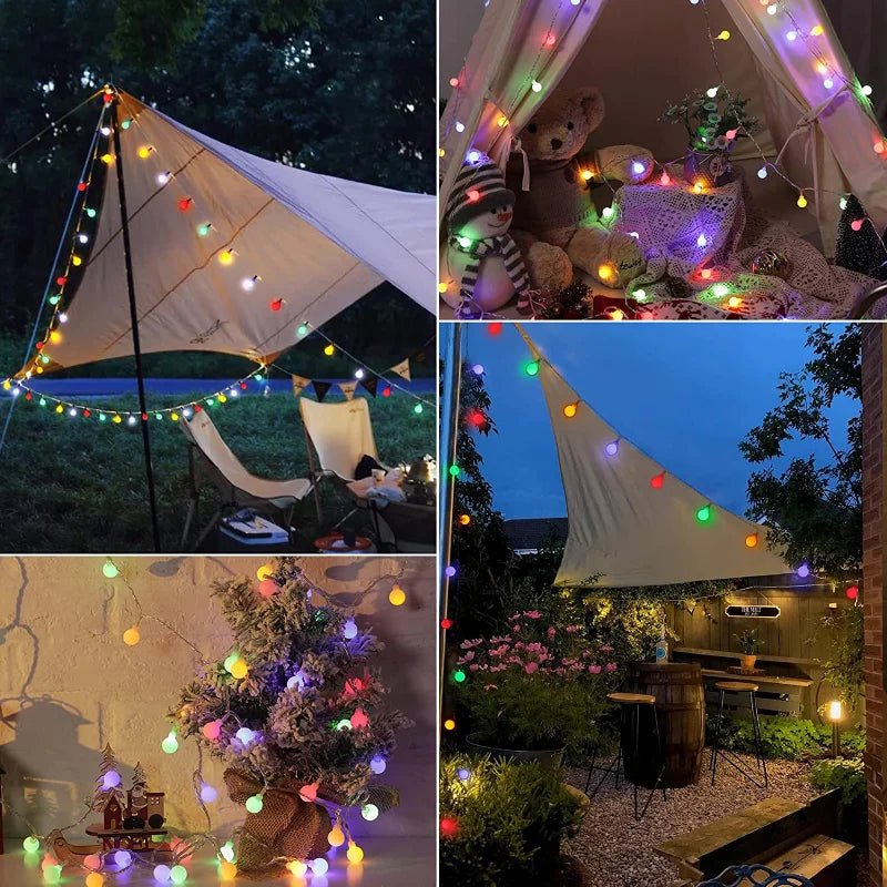Quarry LED String Lights - front view