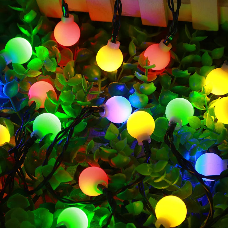 Quarry LED String Lights - back view