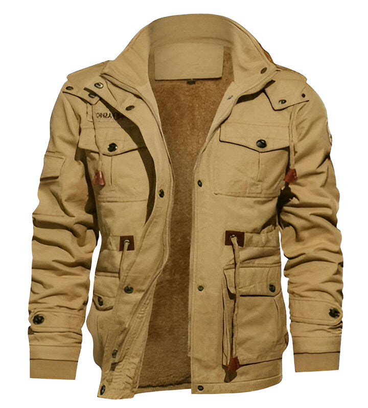 Kira Women's Coat - fabric and finish detail