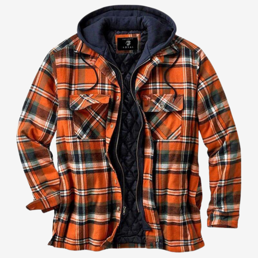 Milo Men's Quilted Jacket - back view
