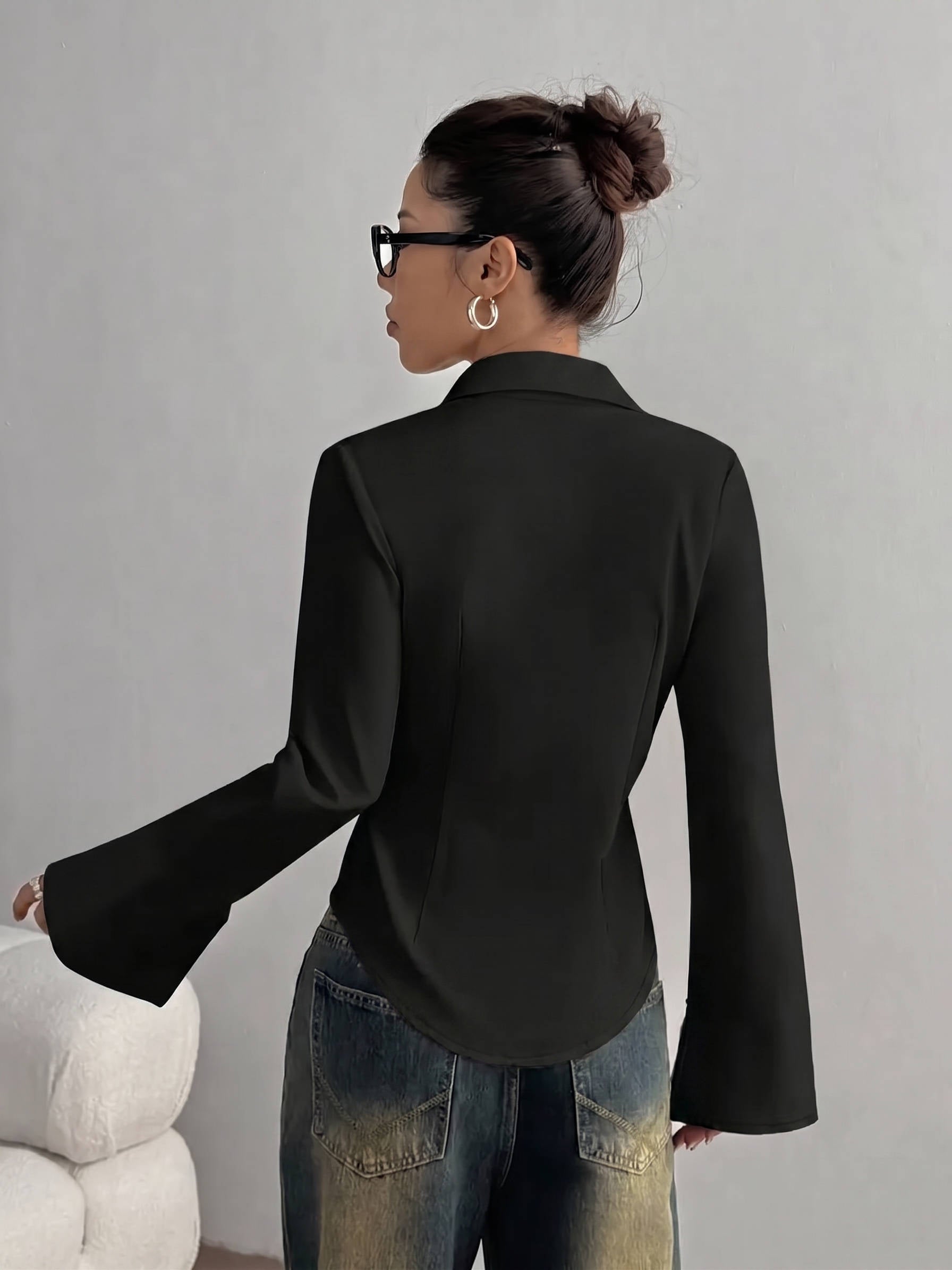 Verity Women's Blouse - close-up detail