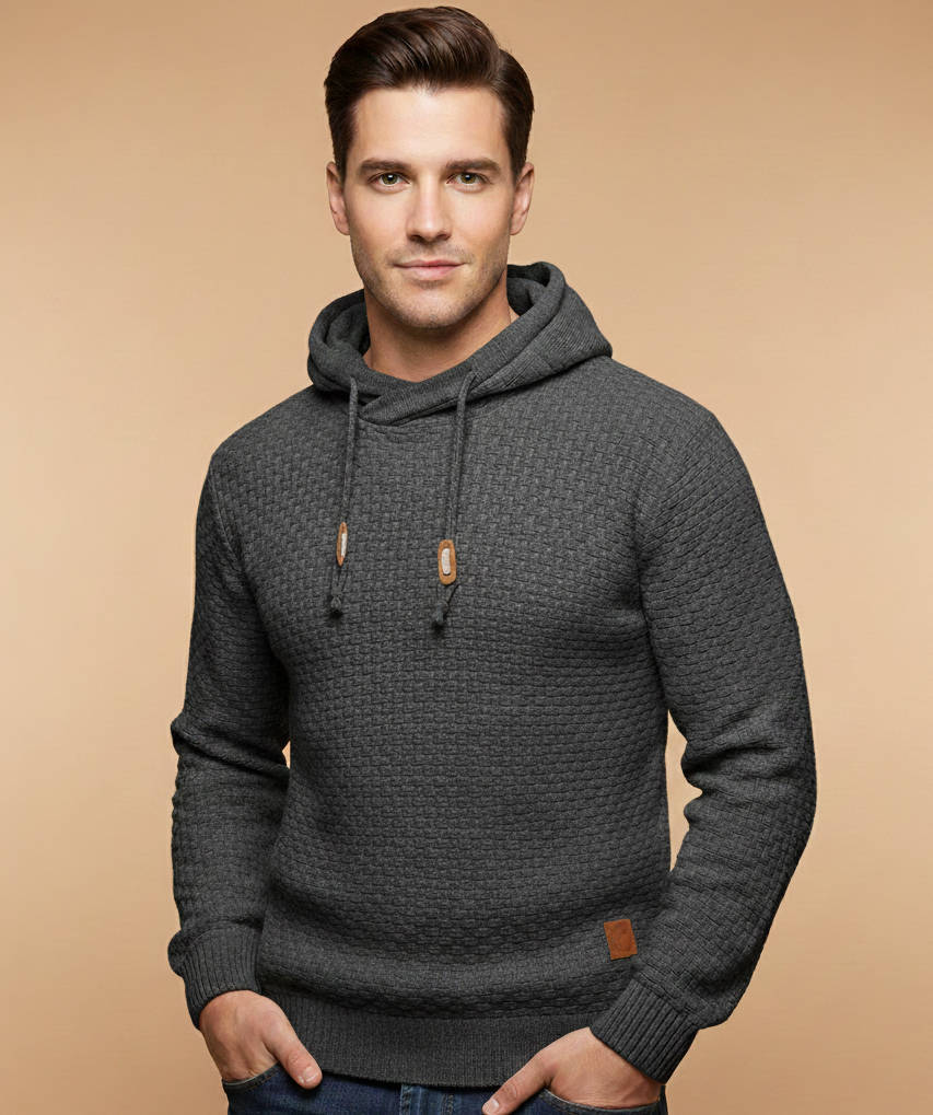 Sawyer Men's Hoodie - shown in use